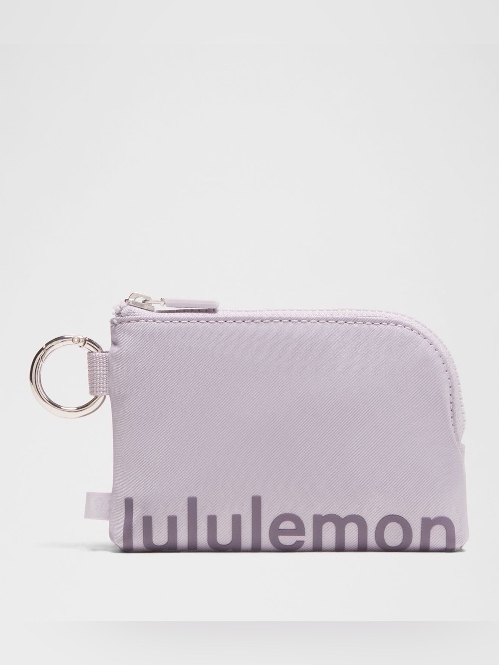 lululemone Lavender Clippable Card Pouch